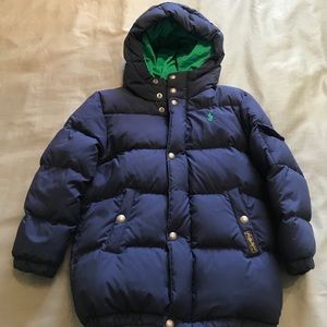 Ralph Lauren polo boys down puffer quilted jacket